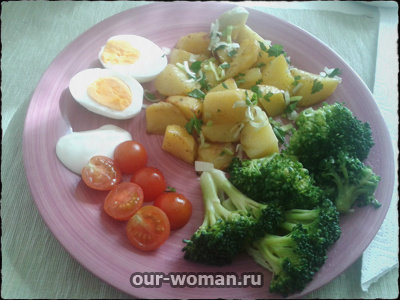 Рецепты вегетарианских блюд: брокколи с картошкой